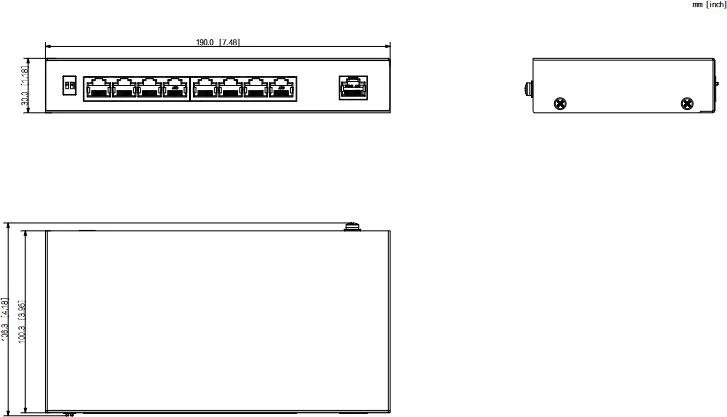 SWITCH DAHUA SF1009P