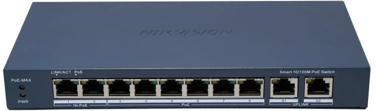 8-portowy inteligentny przełącznik Fast Ethernet PoE