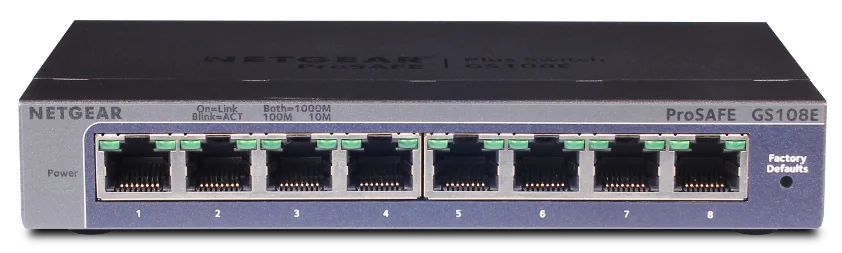 SWITCH NETGEAR GS108E