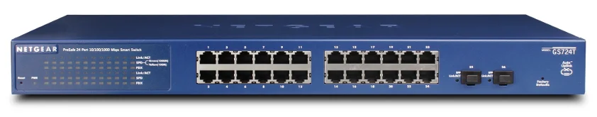 Switch Netgear
GS724T 24x Gigabit