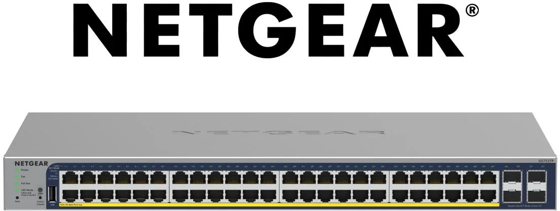 48-portowy inteligentny przełącznik Gigabit PoE+ z opcjonalnym zarządzaniem zdalnym/chmurowym i 4 portami SFP (380W)