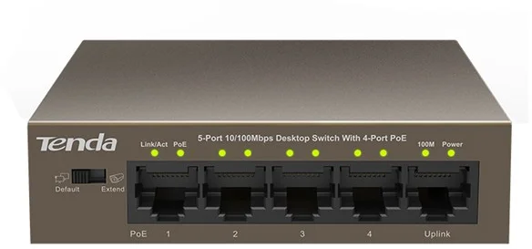 switch poe tenda tef1105p 4 63w faafbc47b0e4480a86c88f72a7b53cd1
