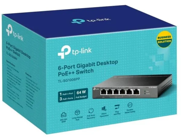 switch tp link tl sg1006pp poe 938c9729fa1d4211b2b20d51a2e5f73f