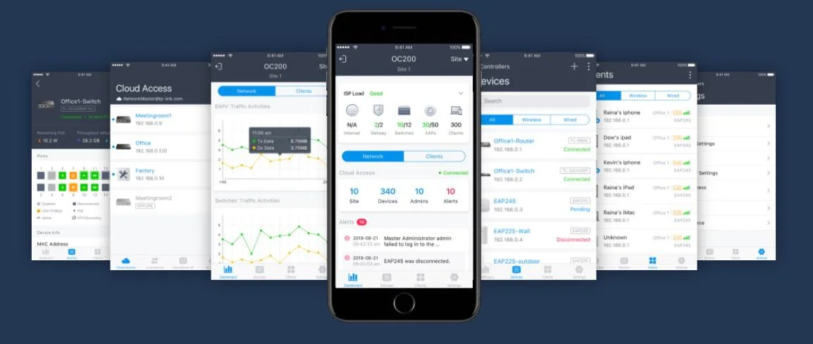 Wygoda zarządzania z aplikacją Omada