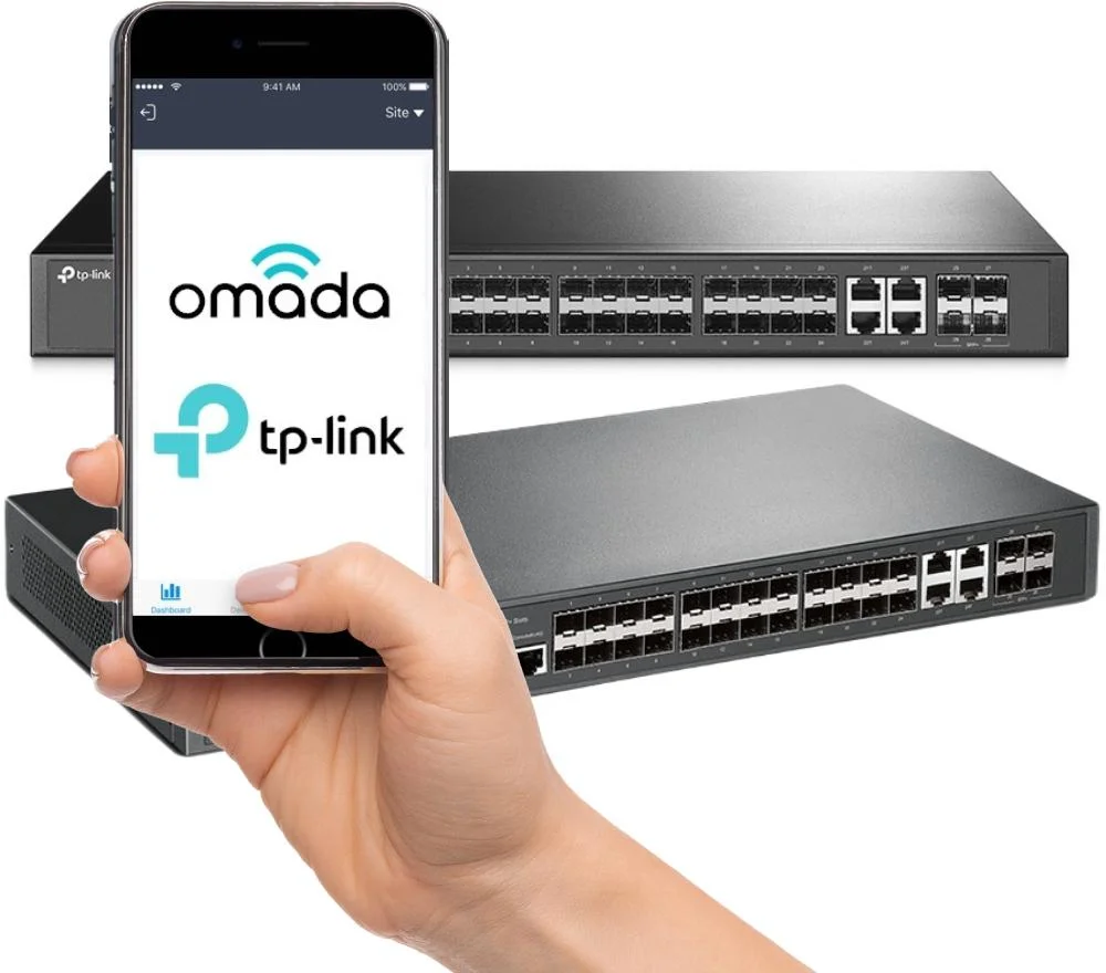 Przełącznik zarządzalny L2+ JetStream z 24 portami SFP i 4 slotami SFP+ 10GE TP-Link TL-SG3428XF - najważniejsze cechy: