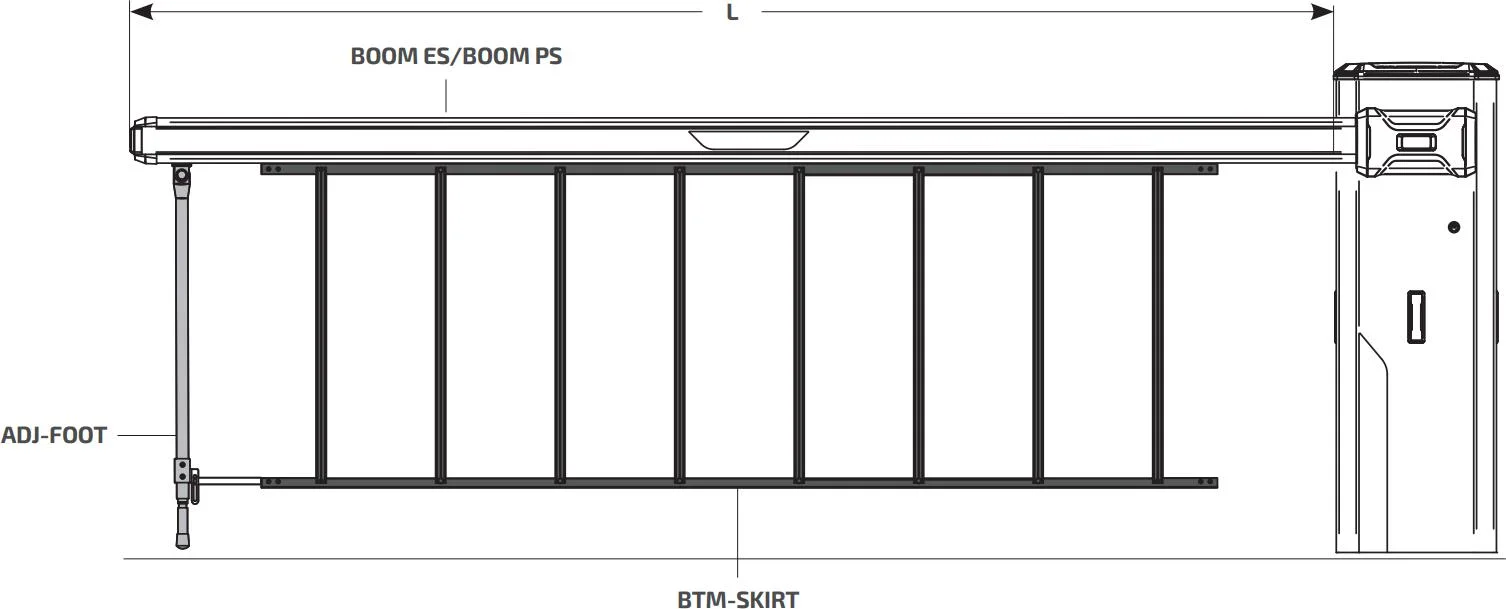 Szlaban BFT GIOTTO BT B ULTRA36 z ramieniem 5m