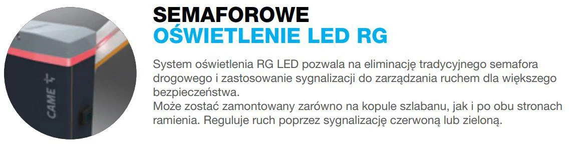 Szlaban CAME GARD GT8 - zestaw do 6 metrów