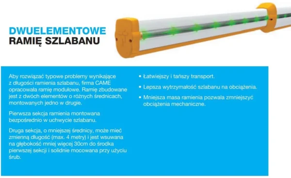 szlaban came gard gt8 zestaw do 6 metrow b2c564f338a4459e9dd1cce93e897fbd