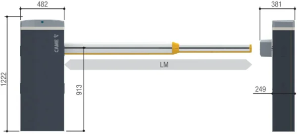 szlaban came gard gt8 zestaw do 6 metrow db97f0e8c0374975acef60b6cbb61611