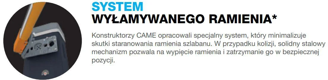 Szlaban CAME GARD GT8 - zestaw do 6 metrów