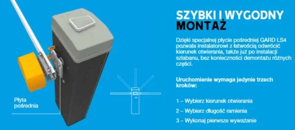 szlaban came ls4 z ramieniem 803xa 0050 do 4m 54a1827b5a54439f9d59a95ce0ea5814