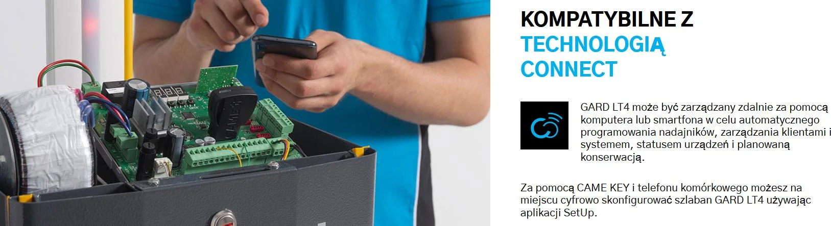 Szlaban CAME LS4 z ramieniem 803XA-0051 do 3m