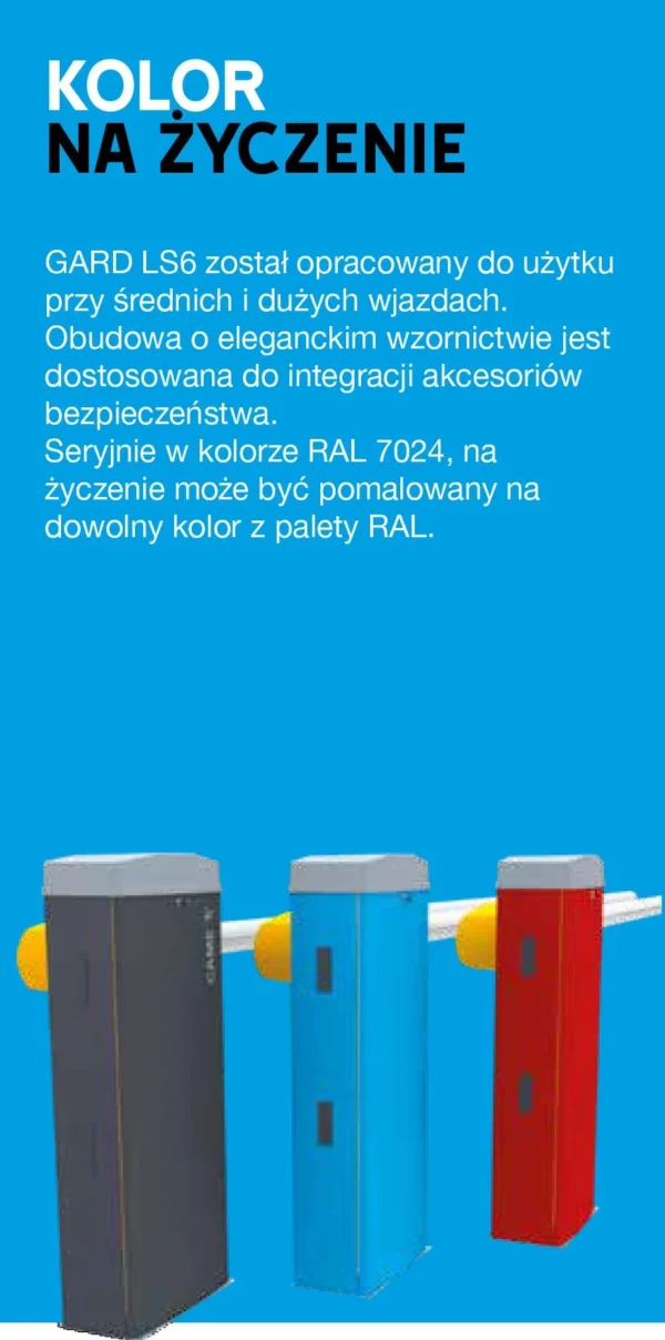 szlaban came ls6 z ramieniem g05350 do 5m pod led cf3a454c79b54b10a05d1135ff655b87