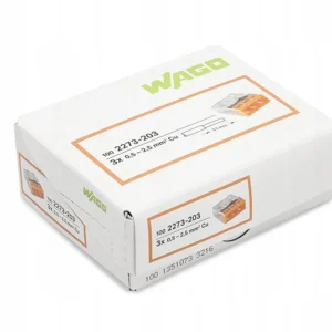 szybkozaczka uniwersalna drut 3x 05 25mm2 wago 2273 203 100s ad6d40a8fd8343b3b284c9650e5b1ac6