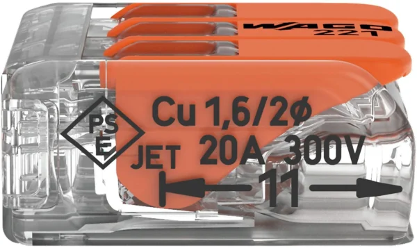 szybkozaczka uniwersalna linkadrut 3x 02 4mm2 wago 221 413 p 4392ab47f6054fc89b8be8c23d432176