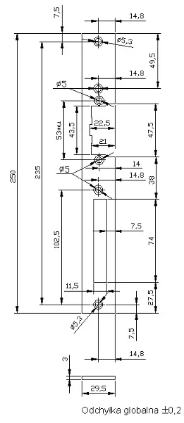 szyld elektra surowy do kaset uniwersalnych 417033a0fc034af5893117f8907427b8