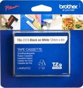 tasma brother tape caseette laminated 12mm 4m e26e994472c648b0a8b752ba8ad48814