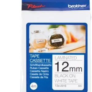 tasma brother tape caseette laminated 12mm 4m ec64f9fa699842eda77dbe6a9f720dc1
