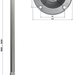 teleskopowy uchwyt sufitowy kamery br 150x300 eca88f5582c54c59abd962ade58db9cb
