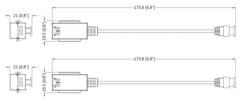 TRANSFORMATOR WIDEO DAHUA PFM800-4K