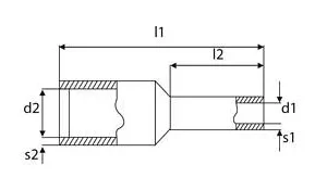 tulejka izolowana 25mm2 dui 25 10nb niebieski 100szt ffbfe772bcd84375bfb93c974a200d47