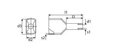 tulejka izolowana podwojna 15mm2 duid 2x15 8 czerwony 100szt 67ded054b9674cbd98bb597a466042a6