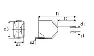 tulejka izolowana podwojna 6mm2 duid 2x60 14zo zoty 100szt 4b5e8b139bbb430ba5bb917265b74162
