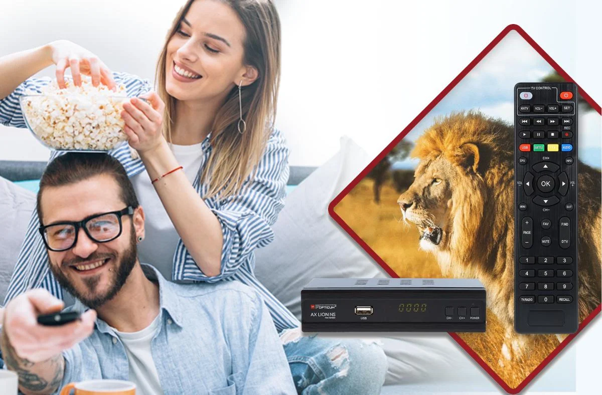 TUNER DVB-T2 OPTICUM AX LION NS H.265