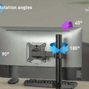 uchwyt biurkowy przegubowy na 1 monitor spacetronik spa 111 94754230197b438893ee563d6221276c