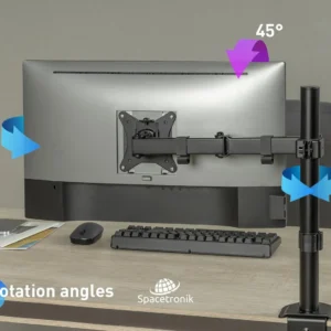 uchwyt biurkowy przegubowy na 1 monitor spacetronik spa 112 4cf06527fcc14af693083aff4ec1cb99