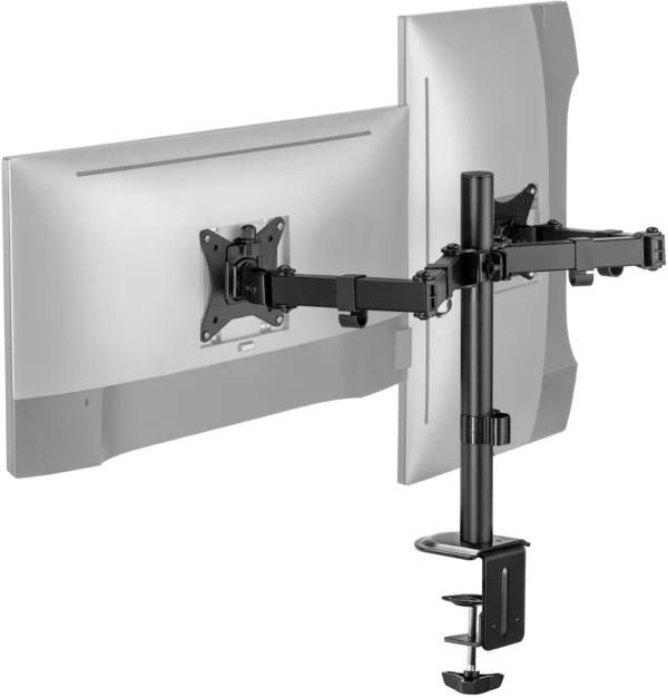 uchwyt biurkowy przegubowy na 2 monitory spacetronik spa 120 bbceef00d7494ec3a5fe5a2d837ab18b