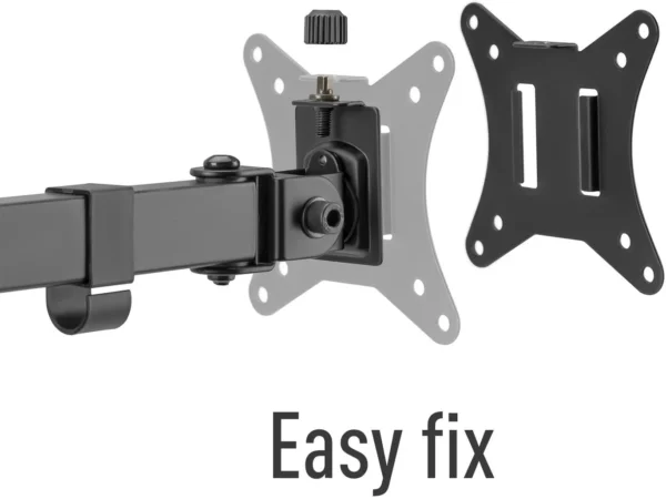 uchwyt biurkowy przegubowy na 2 monitory spacetronik spa 120 c77d4452e52b433aa0c2c3d30aaa3d1b