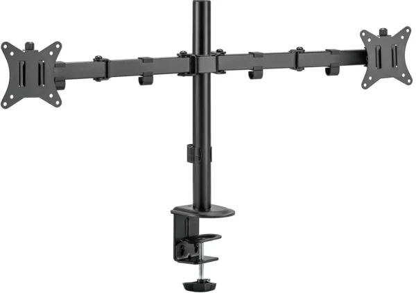 uchwyt biurkowy przegubowy na 2 monitory spacetronik spa 120 ea28008f41e9411684190c0a9bdc8734