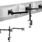 uchwyt biurkowy przegubowy na 3 monitory spacetronik spa 130 94352f6f9ba04847a46994f144023802