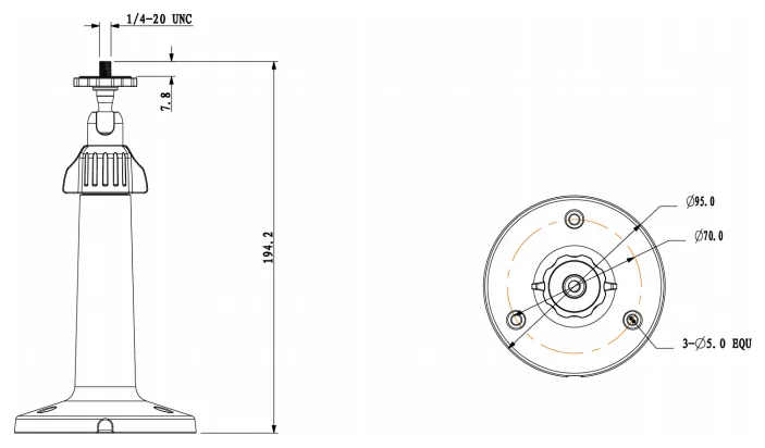 UCHWYT DAHUA PFB110W