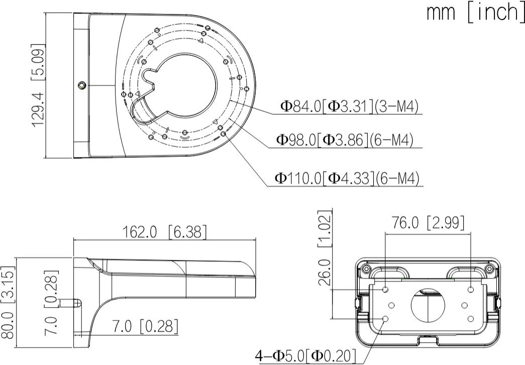 UCHWYT DAHUA PFB2203W