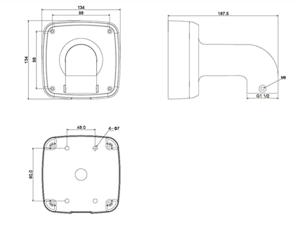uchwyt dahua pfb302s v2 e9c95d3e4ef1408eb642afc66243df33