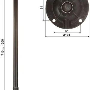 uchwyt do kamer teleskopowy sufitowy br 60x120 b ad7c458e08eb4e3897d649980bd264c4