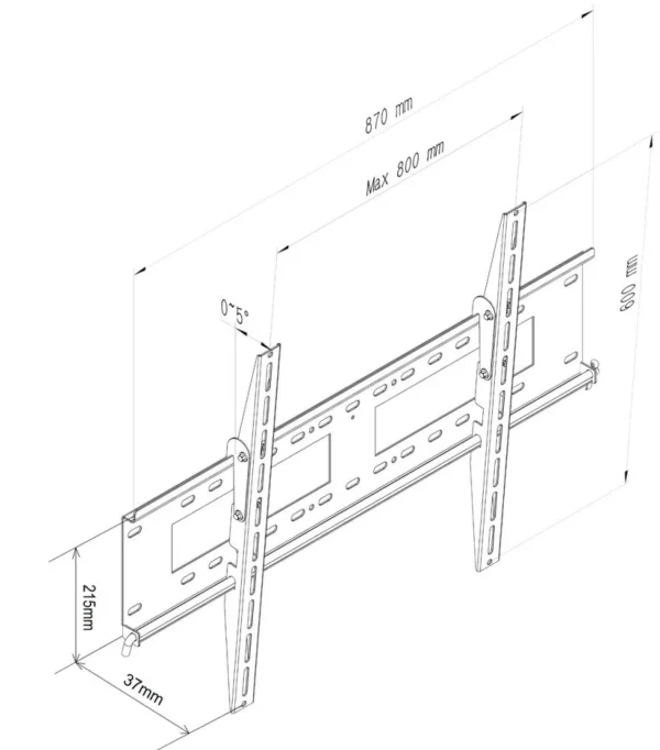 uchwyt do tv lcdled ar 88xl art 37 100 80kg reg pion 37mm ma d6433d95cc11460685b88a7579a72c19