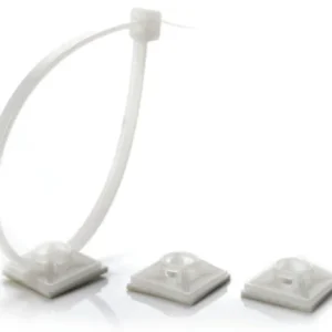 uchwyt mocujacy samoprzylepny hw 3ac biay 100szt beac2e59bc224f67971d2acc202a0b86