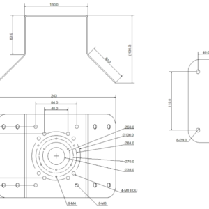 uchwyt narozny dahua pfa151 a562578149344531897a0b368275ac44