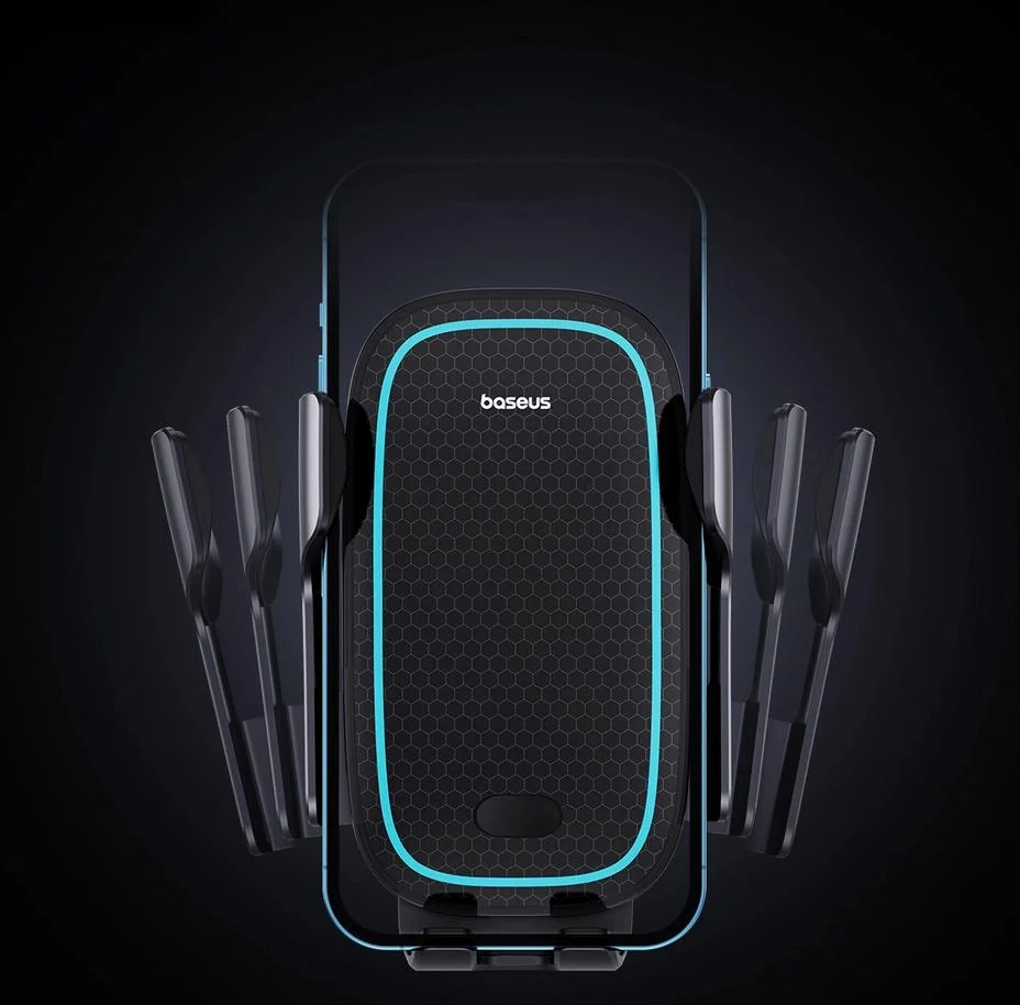 Uchwyt samochodowy z ładowarką indukcyjną Qi 15 W Baseus Milky Way Pro - naładuj baterię, przytrzymaj telefon