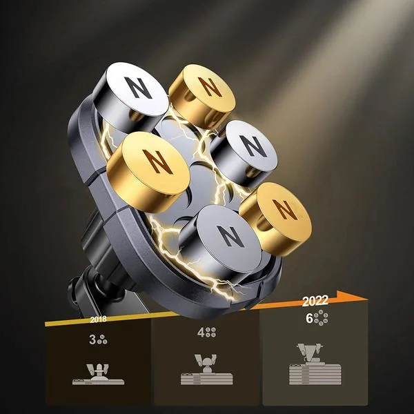 Magnetyczny uchwyt samochodowy z silnymi magnesami neodymowymi