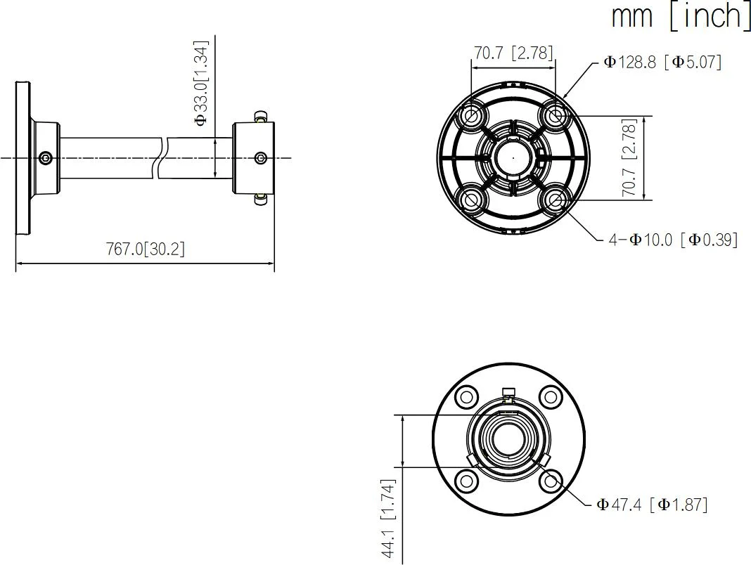 UCHWYT SUFITOWY DAHUA PFB220C-B