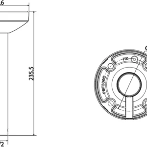 uchwyt sufitowy dahua pfb300c 472e7b9273ba406f9ac2961797f18f91