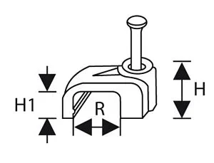 uchwyt z gwozdziem do przewodow paskich flop p126 100szt 2f086284833c4c4d9779ebb1617f4901