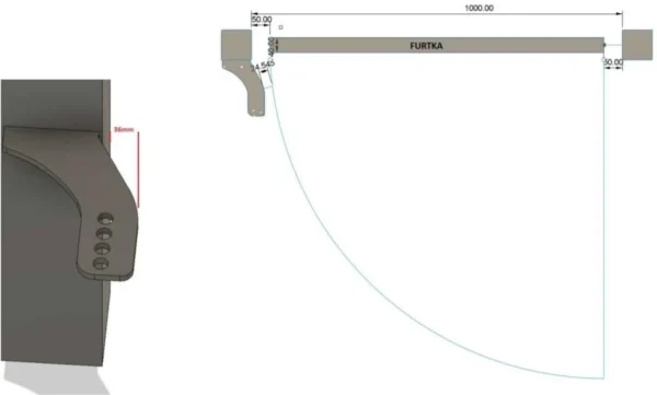 uchwyty mod801036 na supek do napedow z otworami 10mm beninc 04074279c982470097639a9f0d177edd