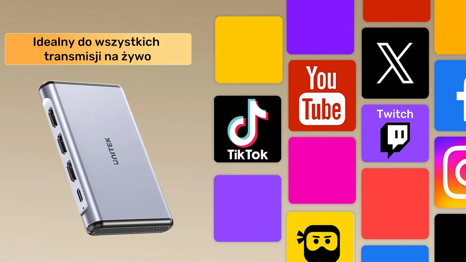 Unitek 4K@60Hz Video Capture Card