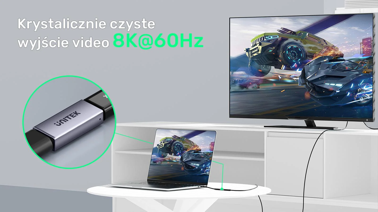 Unitek Łącznik USB-C(F) - USB-C(F) 8K 40Gbps 240W