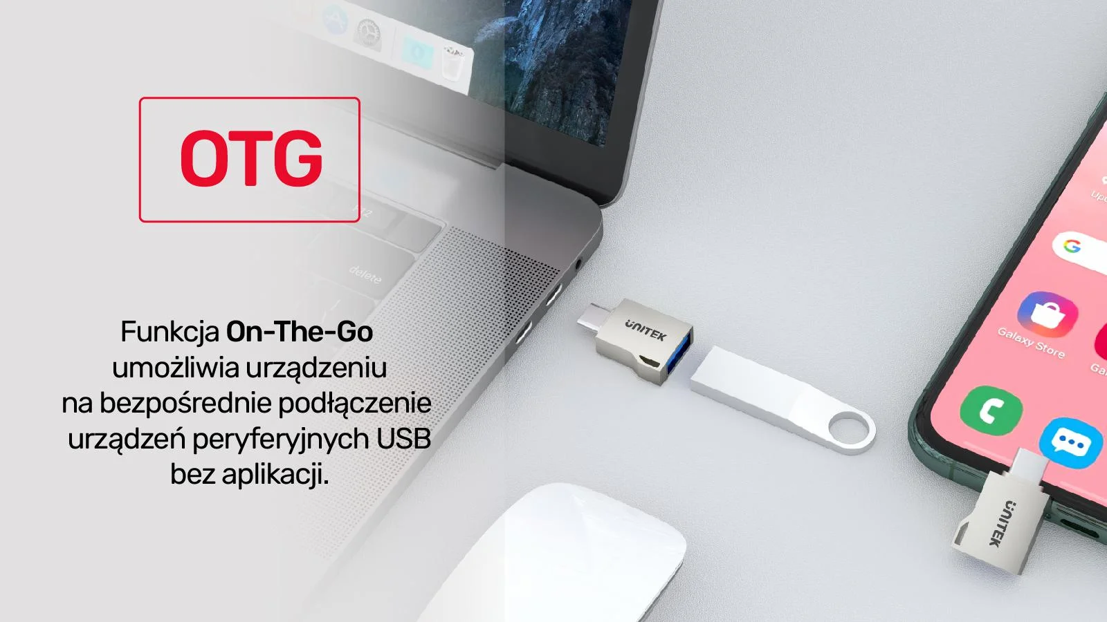 Unitek adapter USB-A na USB-C 3.1 Gen1 A1025GNI